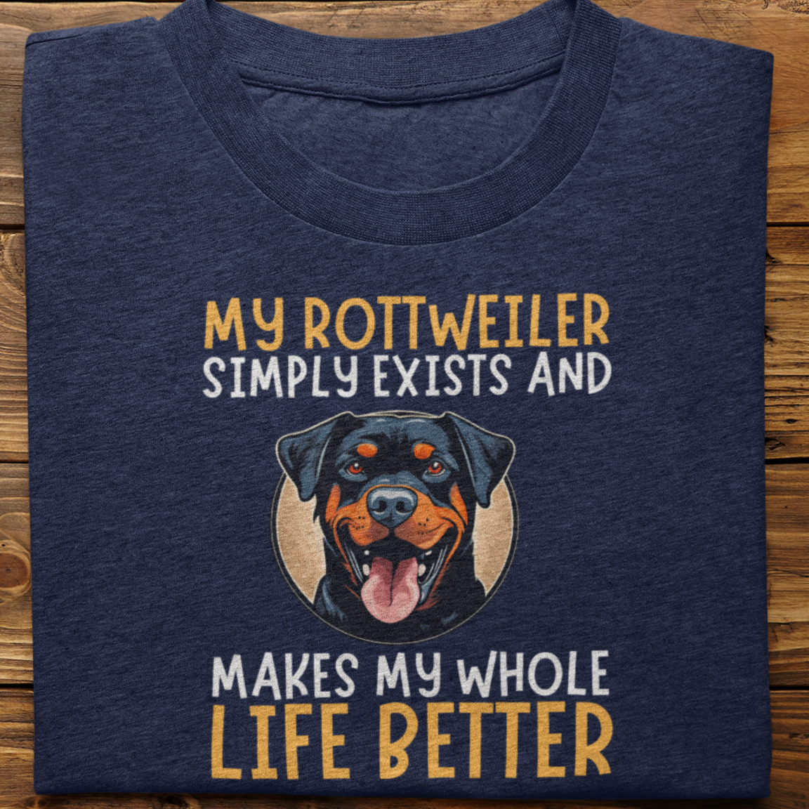 Rottweiler : My Rottweiler Simply Exists Tshirt Unisex
