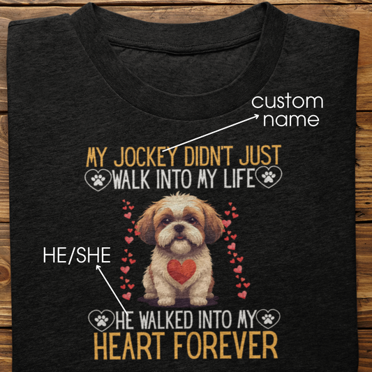Shihtzu : Into My Heart Forever Tshirt Unisex