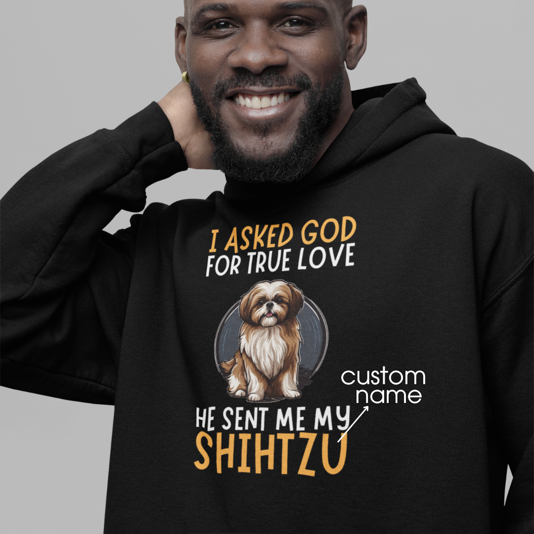 Shihtzu : God True Love Oversized  Hoodie Unisex