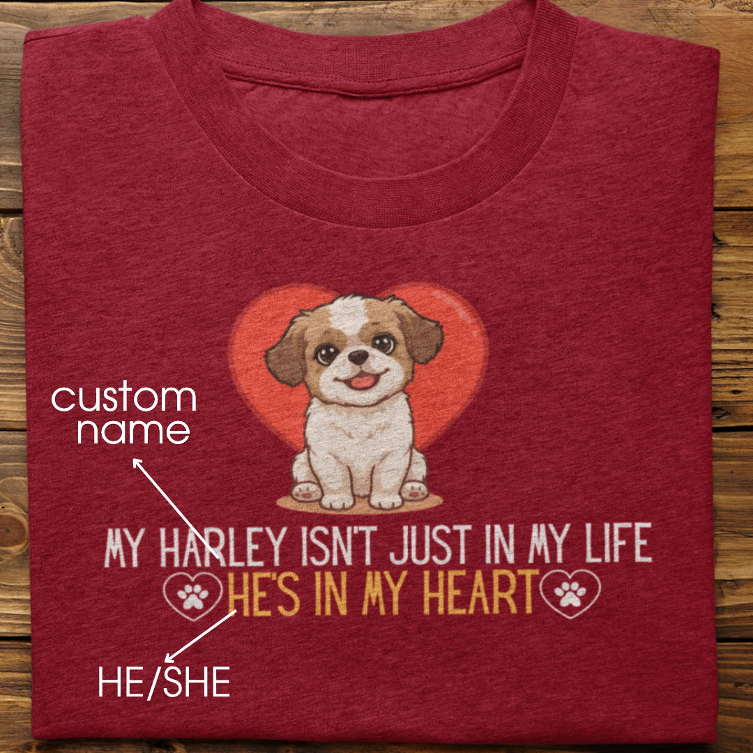 Shihtzu : In My Heart Tshirt Unisex