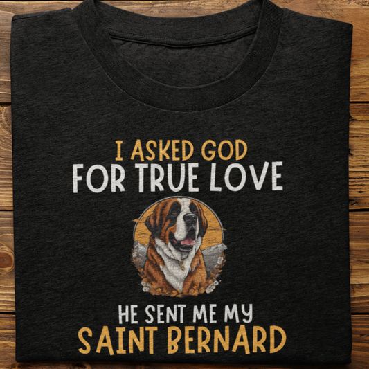 Saint : I Asked God Tshirt unisex