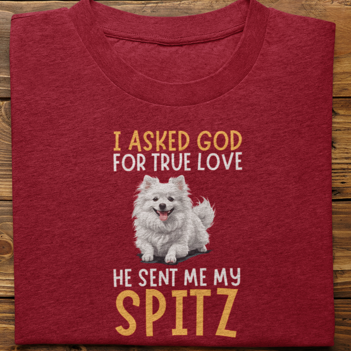 Spitz : I Asked God For True Love Tshirt Unisex