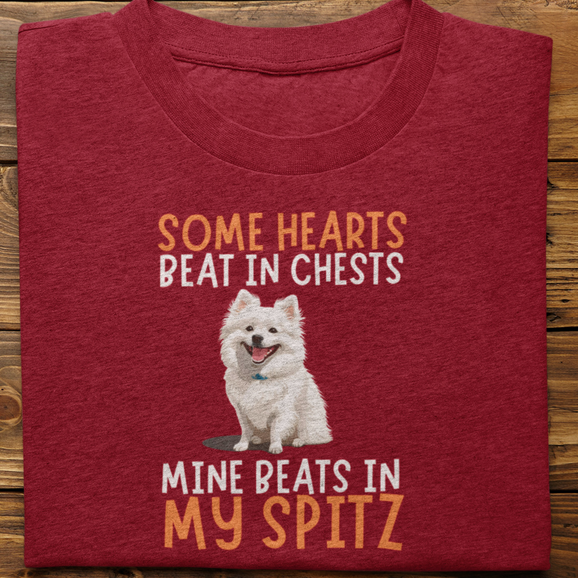 Spitz : Some Hearts Beat In Chests Tshirt Unisex