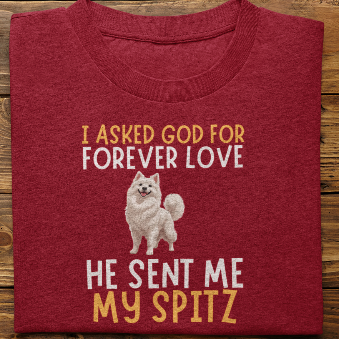 Spitz : I asked God for Forever love Tshirt Unisex