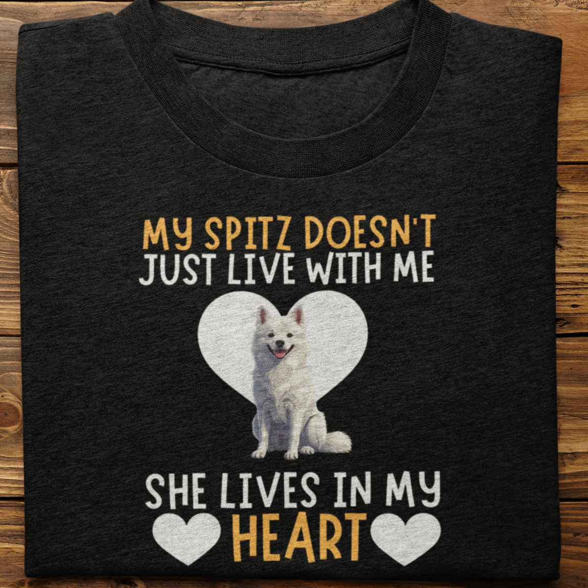 Spitz : My Spitz Doesn't Just Live Tshirt Unisex(She)