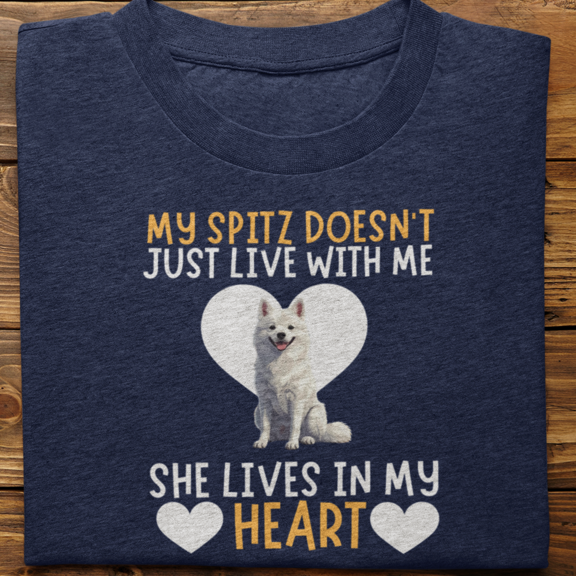 Spitz : My Spitz Doesn't Just Live Tshirt Unisex(She)