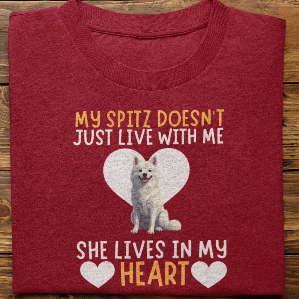 Spitz : My Spitz Doesn't Just Live Tshirt Unisex(She)
