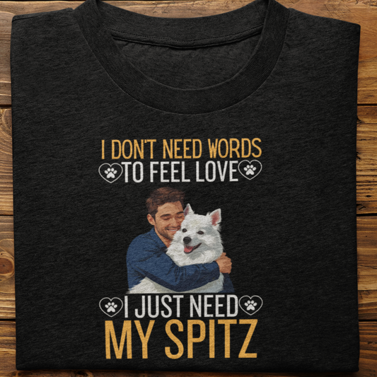 Spitz : I Don't Need Words Tshirt Unisex(He)