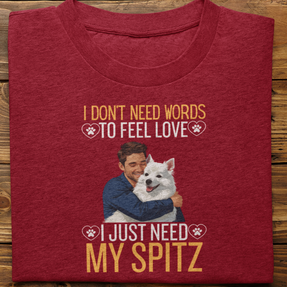 Spitz : I Don't Need Words Tshirt Unisex(He)
