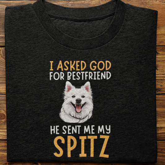 Spitz : I Asked God For Best Friend Tshirt Unisex