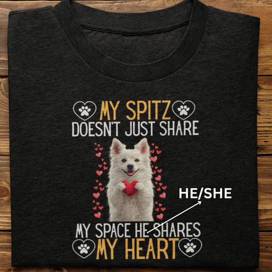 Spitz : Shares My Heart Tshirt Unisex