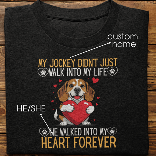Beagle : Into My Heart Forever Tshirt Unisex