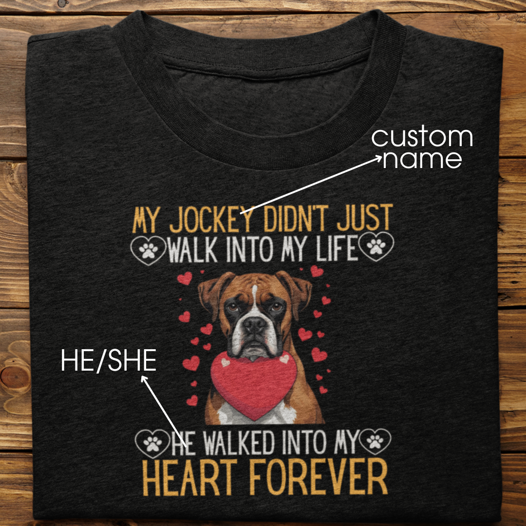 Boxer : Into My Heart Forever Tshirt Unisex