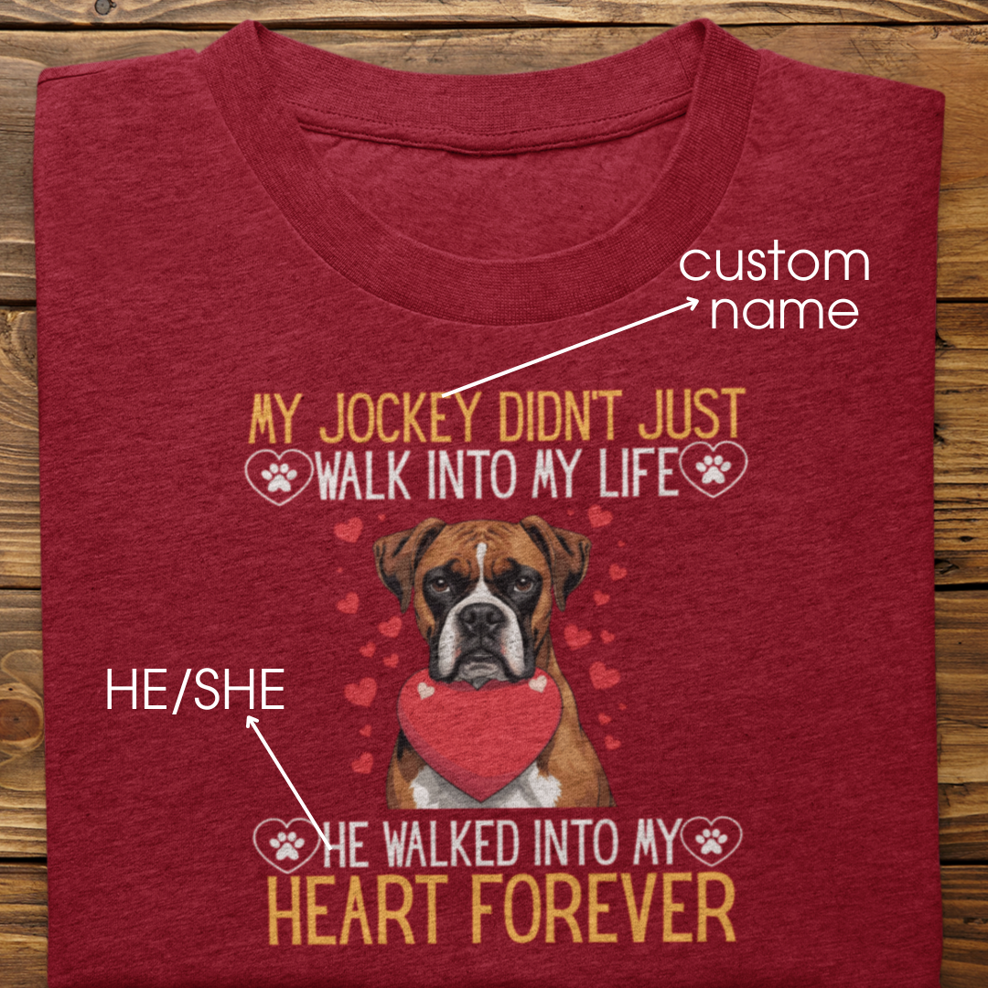 Boxer : Into My Heart Forever Tshirt Unisex
