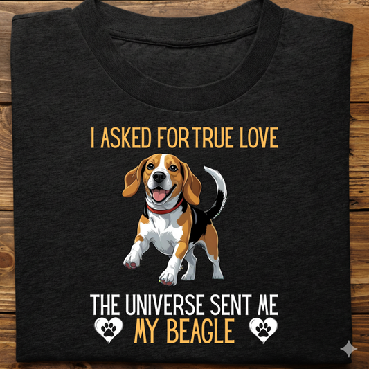 Beagle : Universe True Love Tshirt Unisex