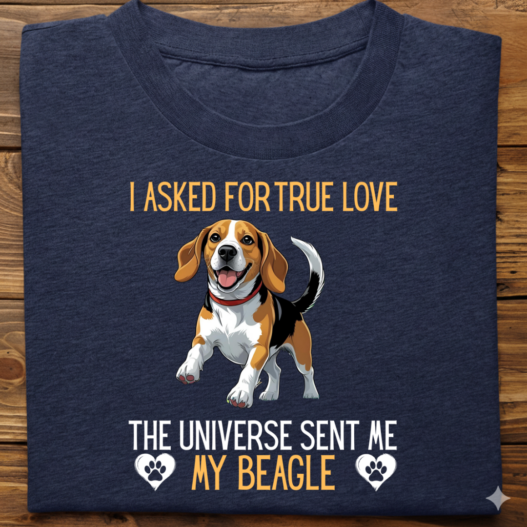 Beagle : Universe True Love Tshirt Unisex
