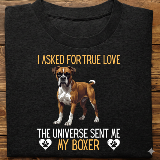 Boxer : Universe True Love Tshirt Unisex