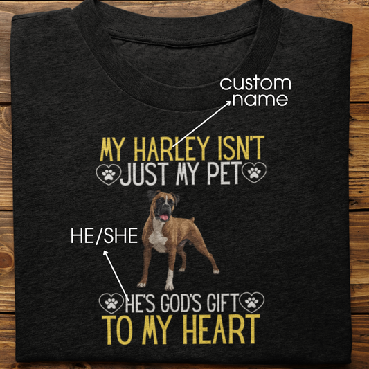 Boxer : God's Gift Tshirt Unisex