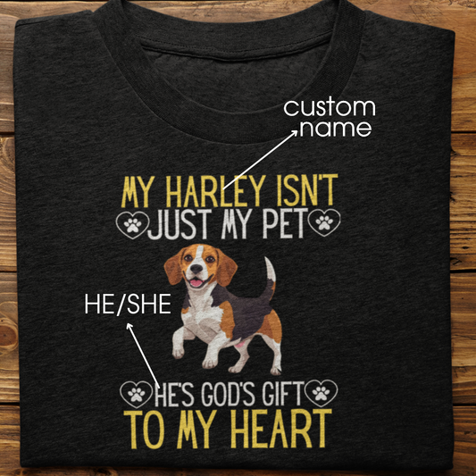 Beagle : God's Gift Tshirt Unisex