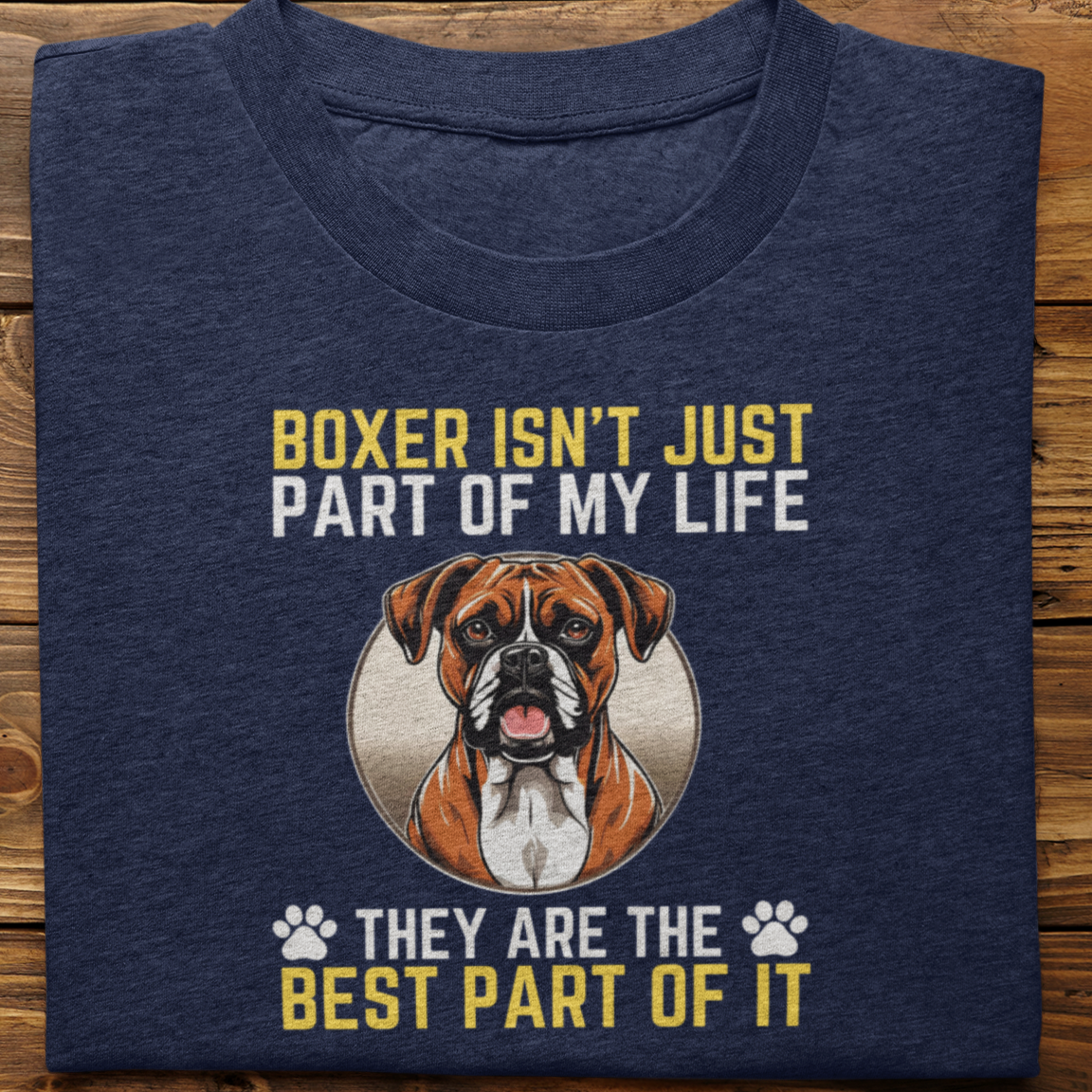 Boxer : Boxer Isn't Just Part Tshirt unisex