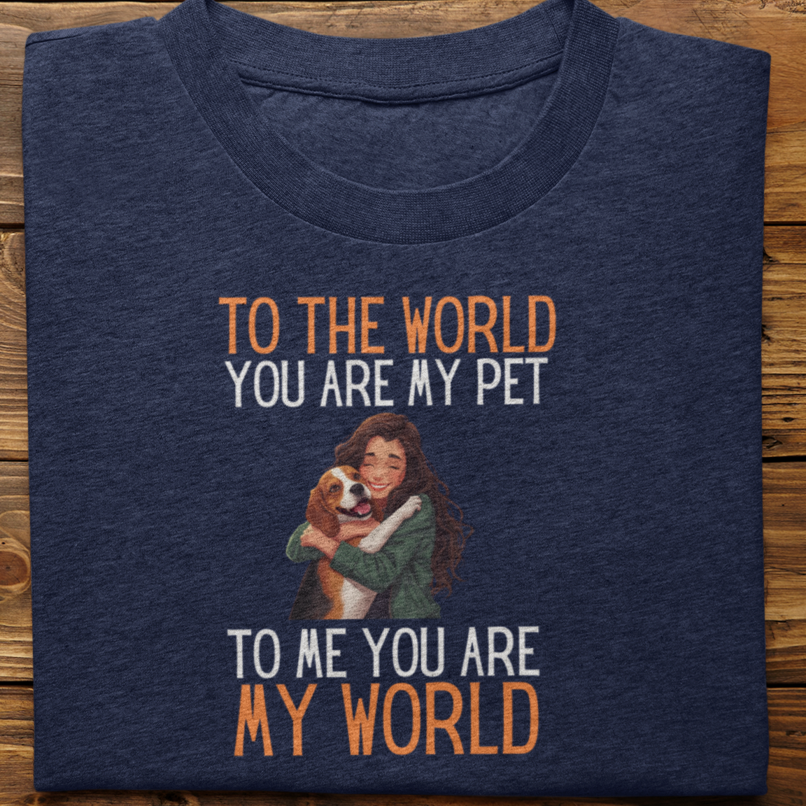 Beagle : To the World Hug Tshirt unisex(Female)