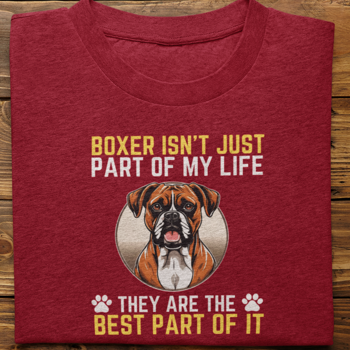 Boxer : Boxer Isn't Just Part Tshirt unisex