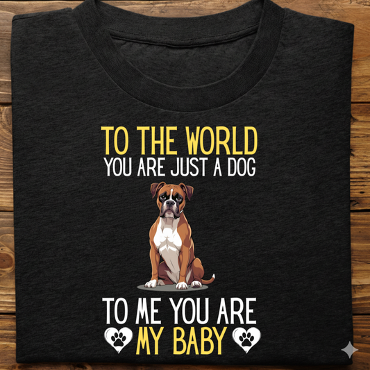 Boxer : To World Baby Tshirt Unisex