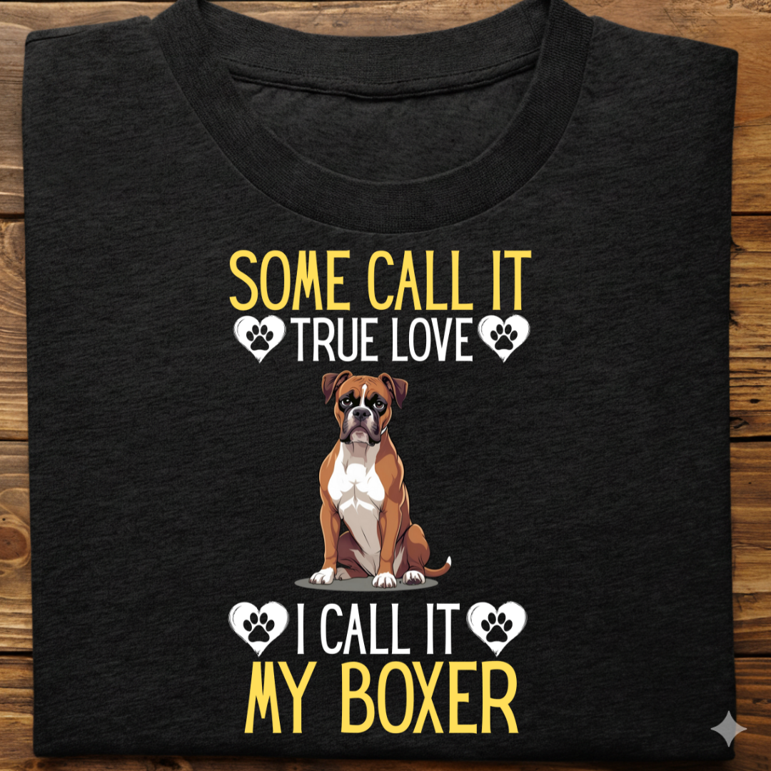 Boxer : Some Call True Love Tshirt Unsiex
