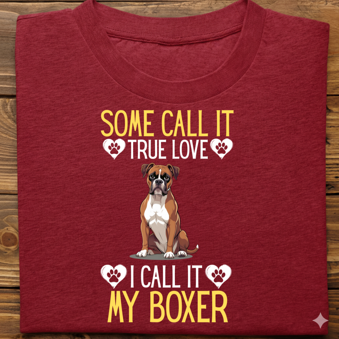 Boxer : Some Call True Love Tshirt Unsiex