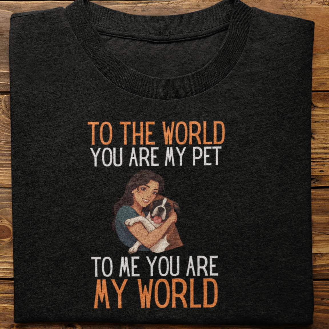 Boxer : To the World Hug Tshirt unisex(Female)