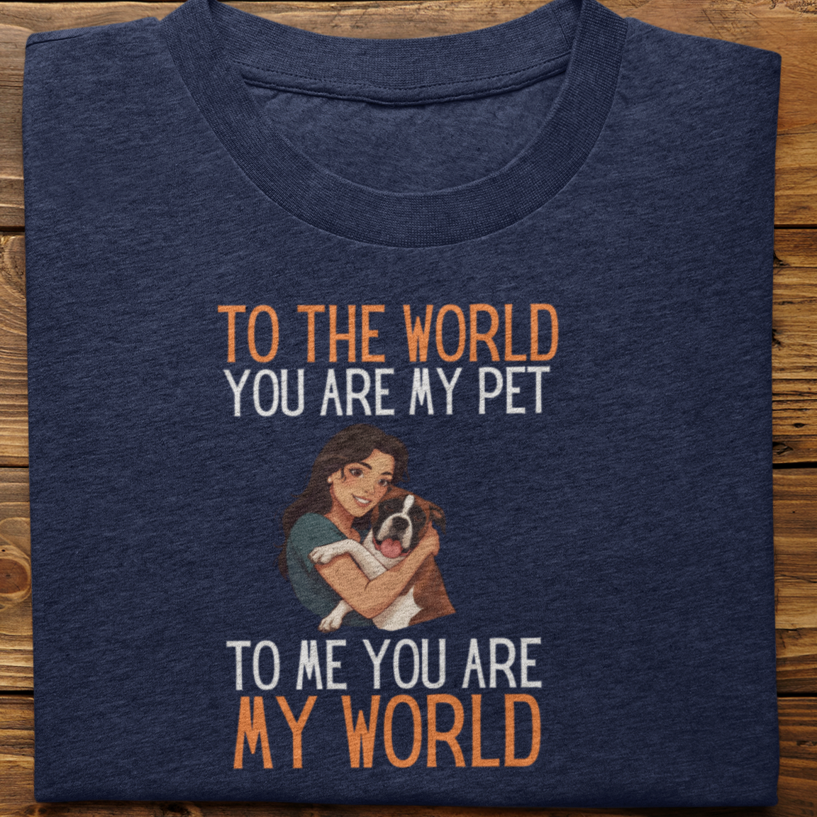 Boxer : To the World Hug Tshirt unisex(Female)