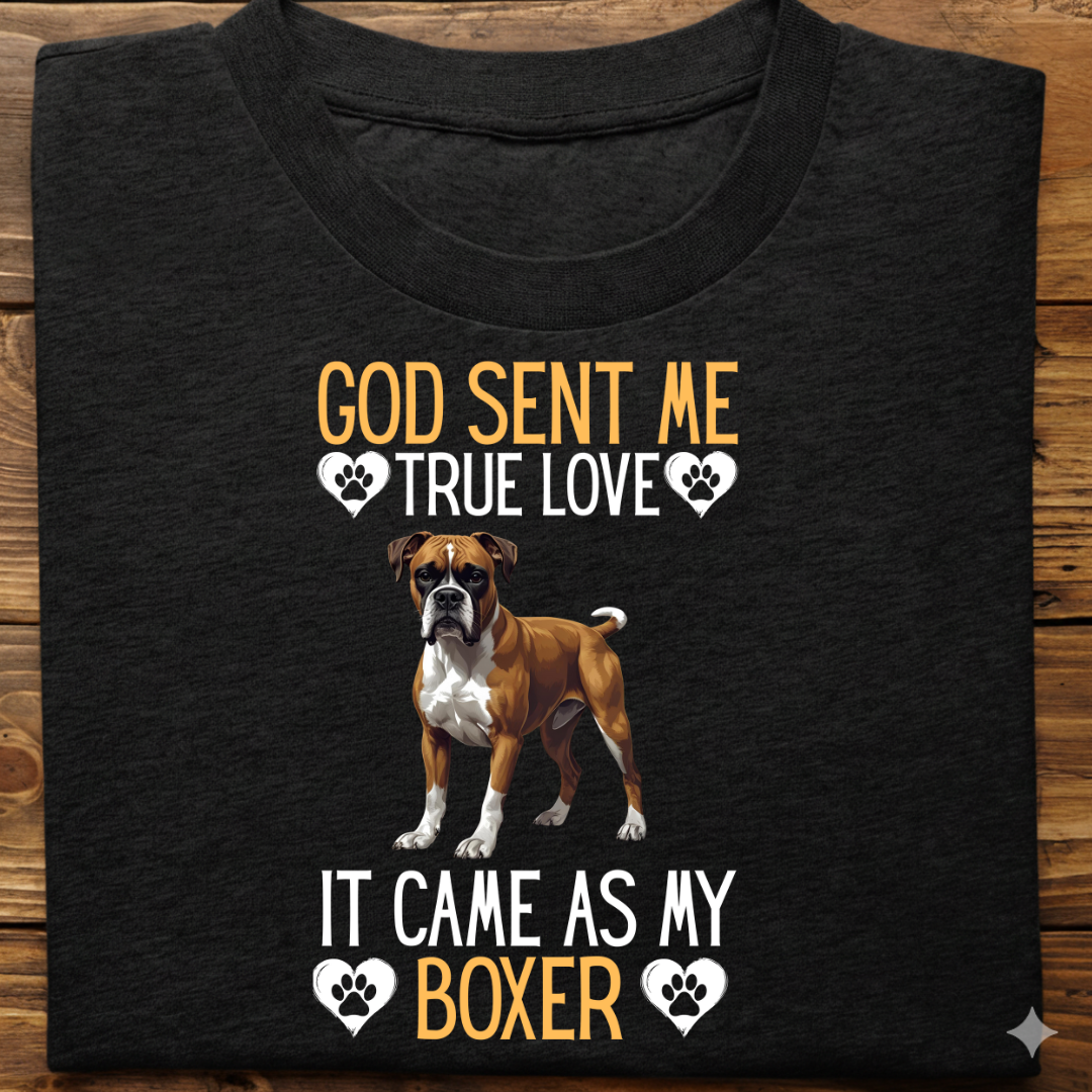Boxer : God Sent Me Tshirt Unisex