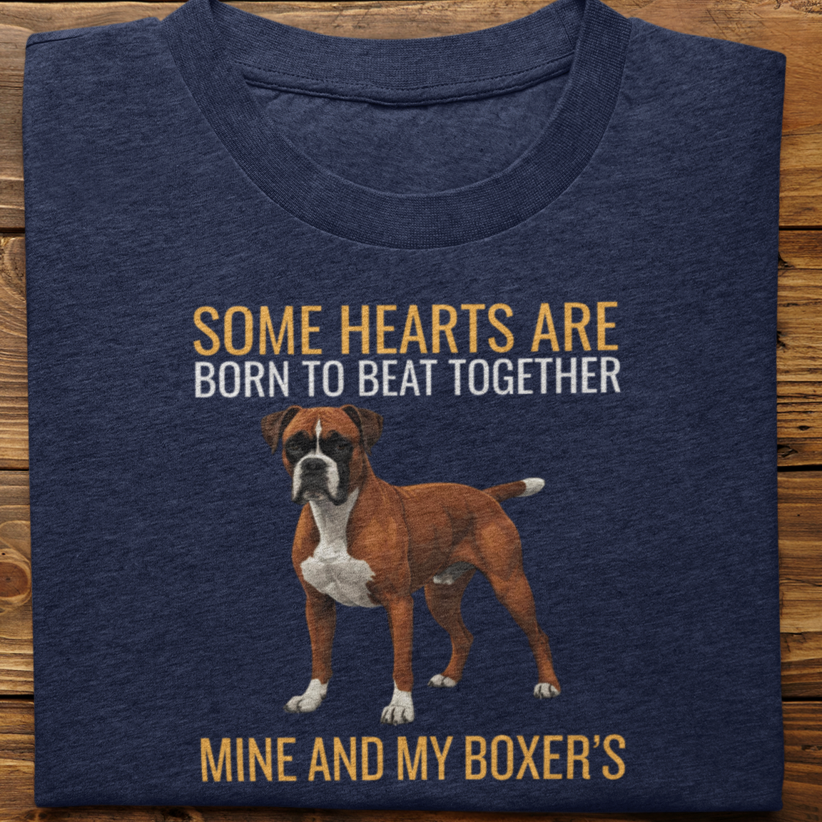 Boxer : Some Hearts Are Born Tshirt Unisex