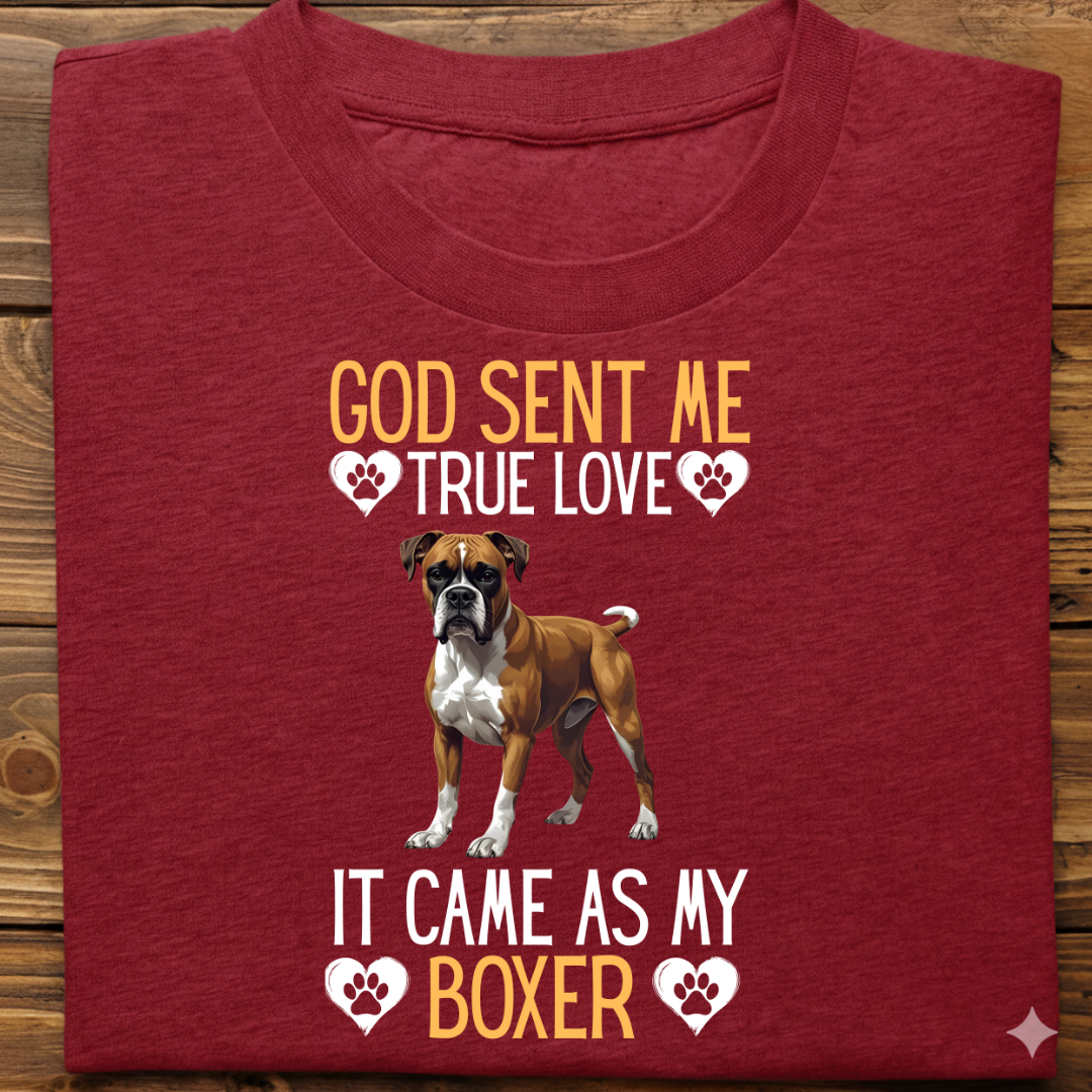 Boxer : God Sent Me Tshirt Unisex