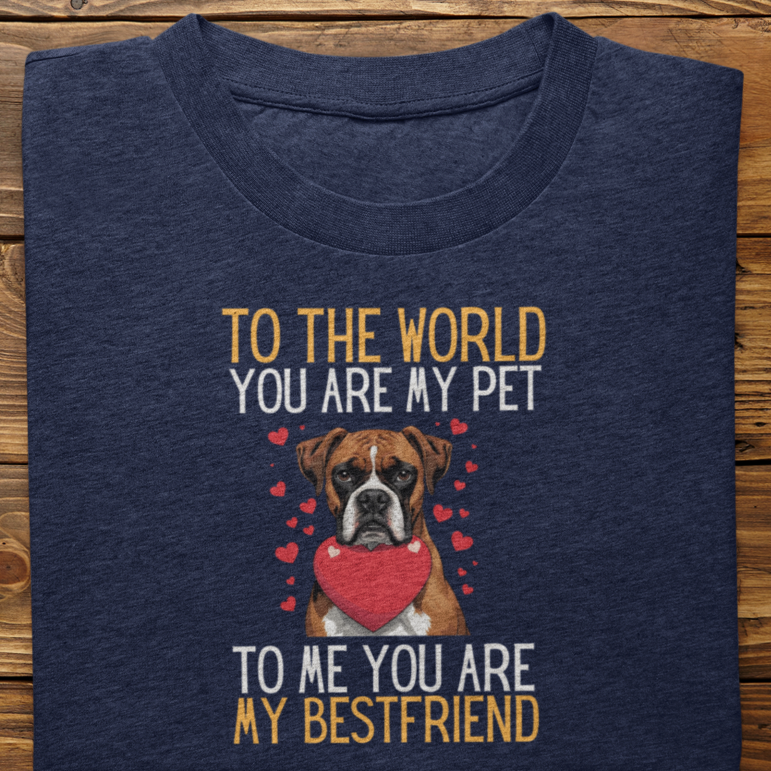Boxer : To The World Bestfriend Tshirt Unisex
