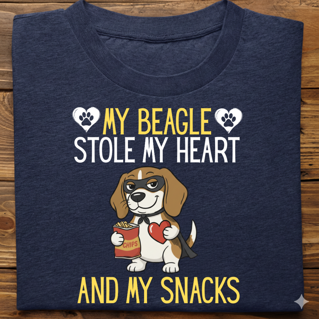 Beagle : Stole My Snacls Tshirt Unisex