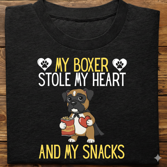 Boxer : Stole My Snacls Tshirt Unisex