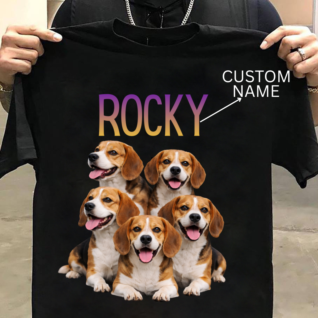 Beagle : ilustration Tshirt Unisex