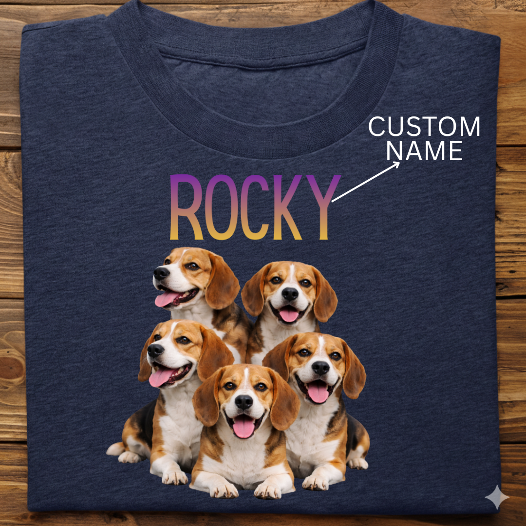 Beagle : ilustration Tshirt Unisex