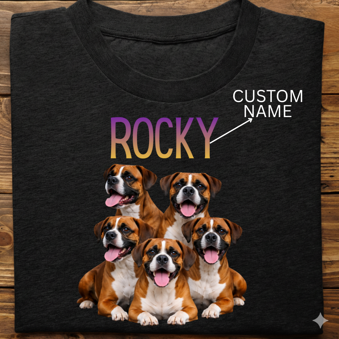 Boxer : ilustration Tshirt Unisex