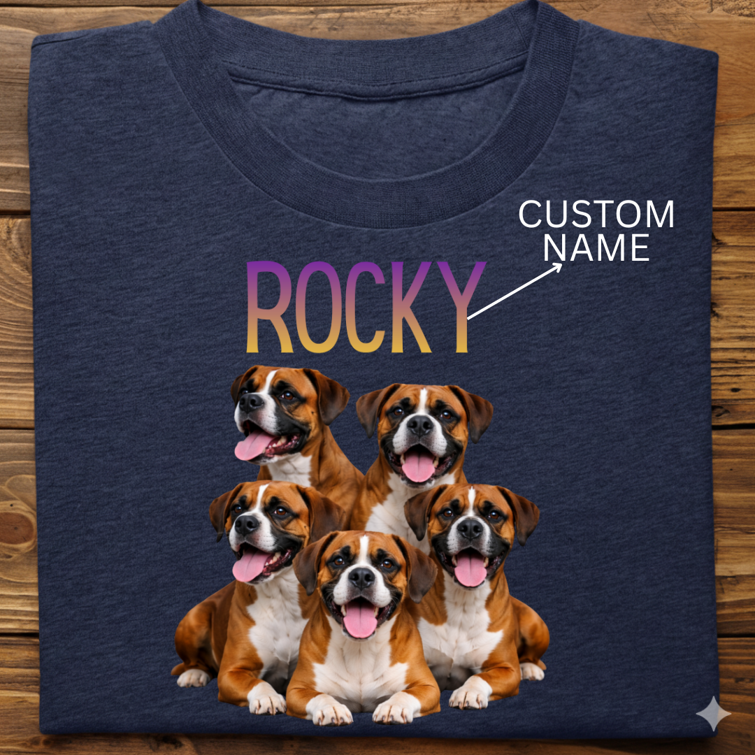 Boxer : ilustration Tshirt Unisex