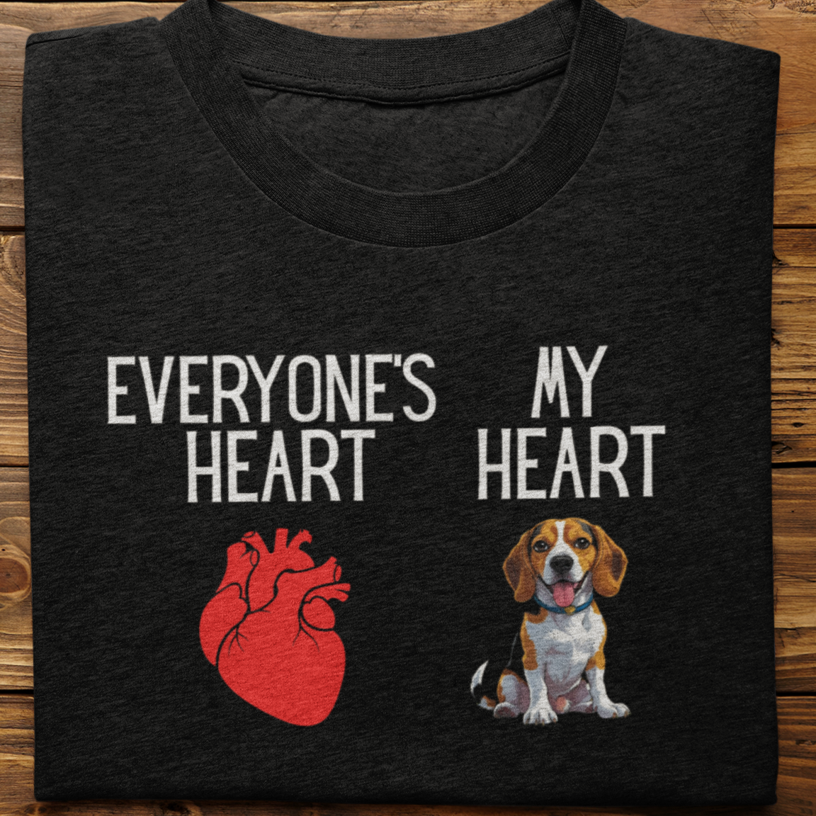 Beagle : My Heart Tshirt unisex