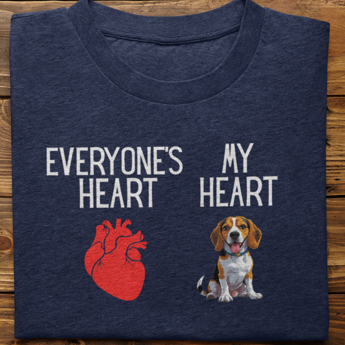 Beagle : My Heart Tshirt unisex