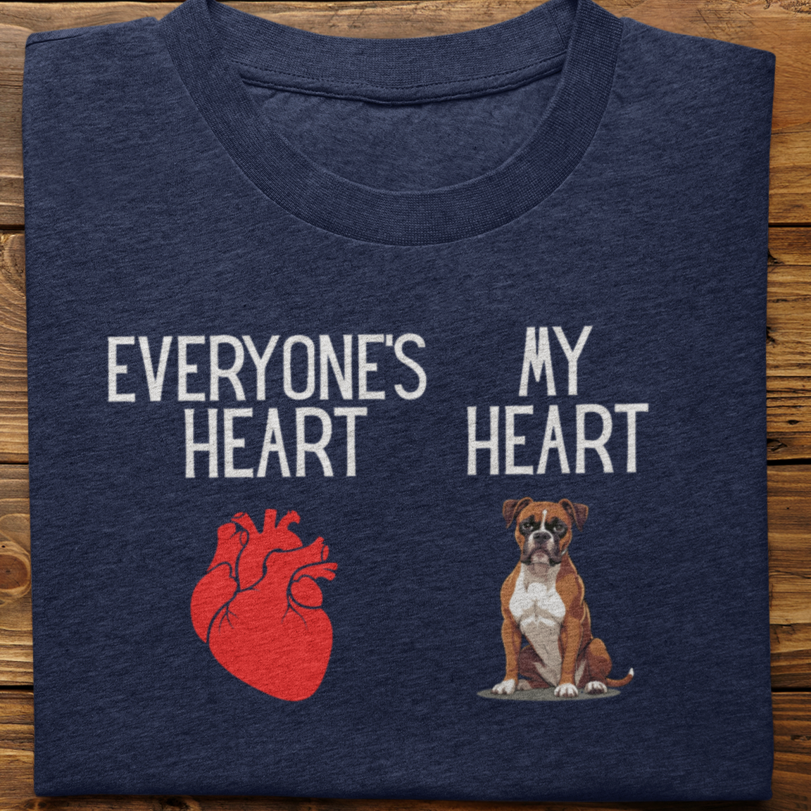 Boxer : My Heart Tshirt unisex