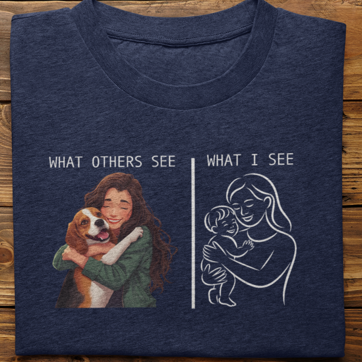 Beagle : What Others See Tshirt Unisex(Female)