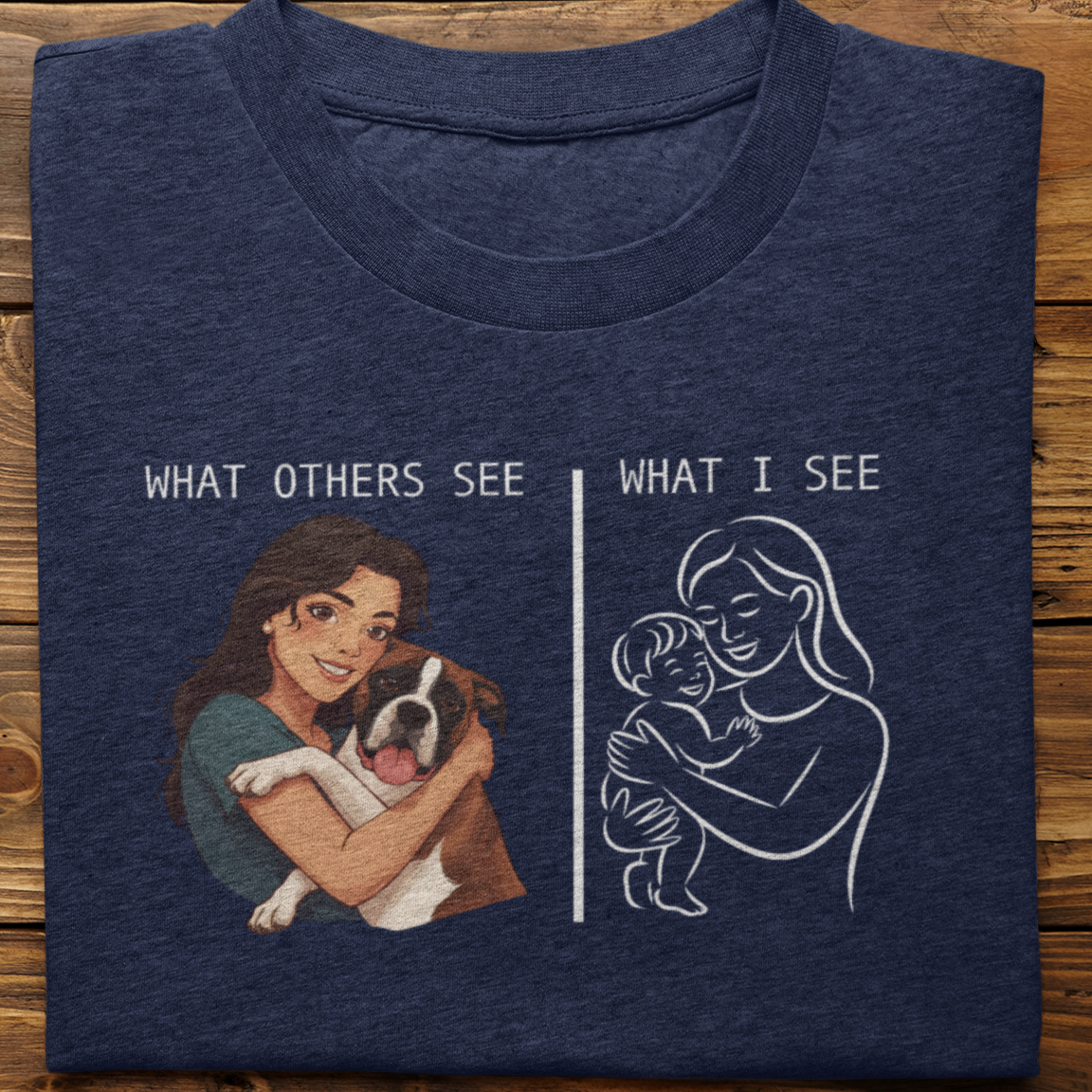 Boxer : What Others See Tshirt Unisex(Female)