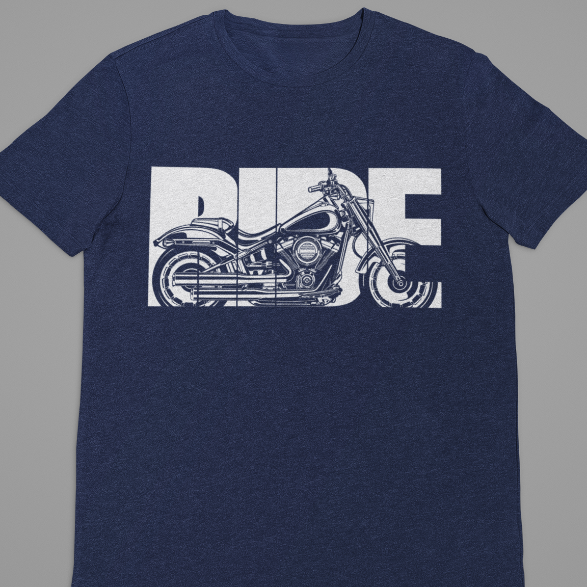 Biker : Ride Black Tshirt