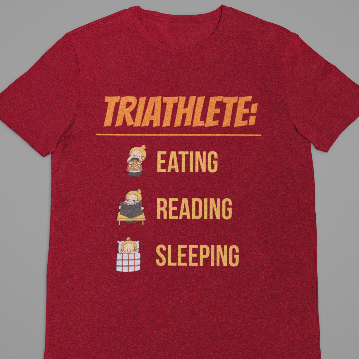 Books : Triathlete Tshirt Unisex