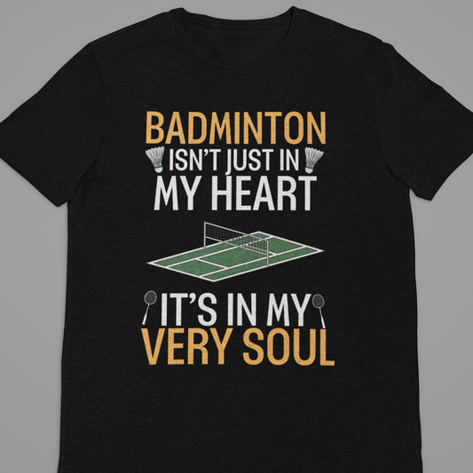 Badminton : Badminton Isn't Just Tshirt Unisex