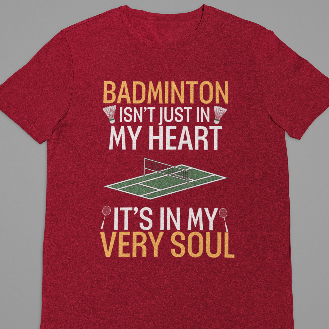 Badminton : Badminton Isn't Just Tshirt Unisex